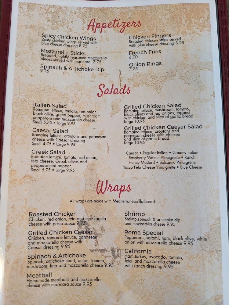 Cafe Roma Menu image 3